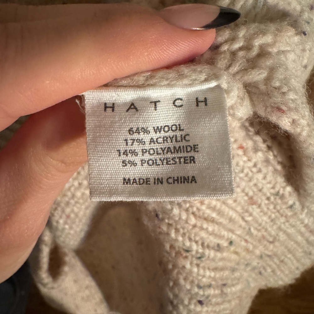 HATCH Collection Turtleneck Sweater Dress Size XS - Picture 6 of 9